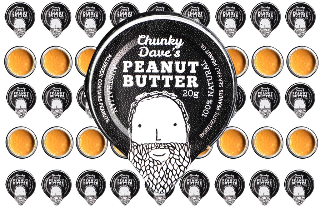 PEANUT BUTTER PORTIONS 50 X 20G CHUNKY DAVE'S