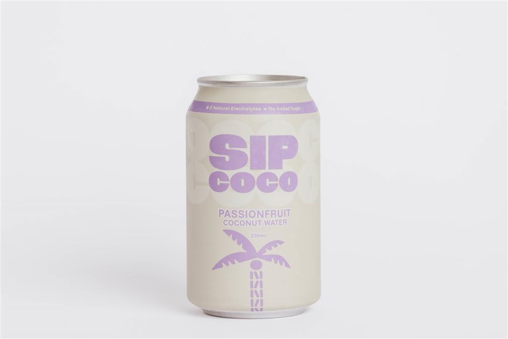 COCONUT WATER PASSIONFRUIT 12 X 330ML SIP COCO