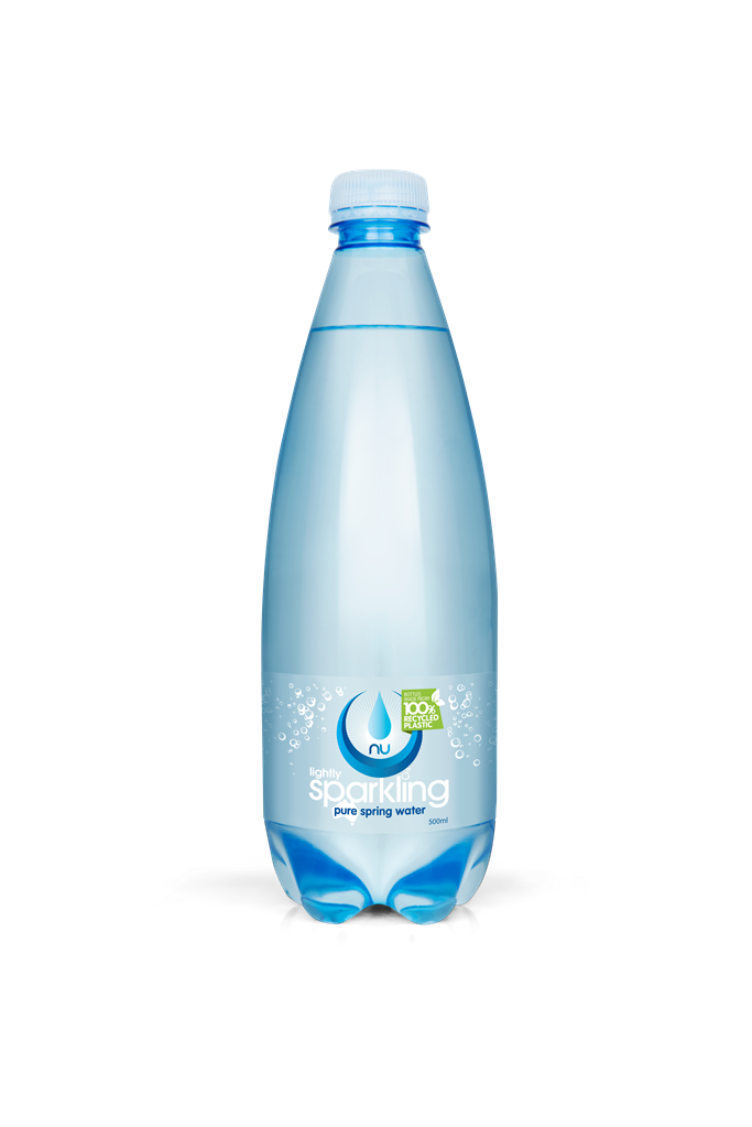 WATER SPARKLING LIGHT 24X500ML (2 PACKS OF 12) NU PURE