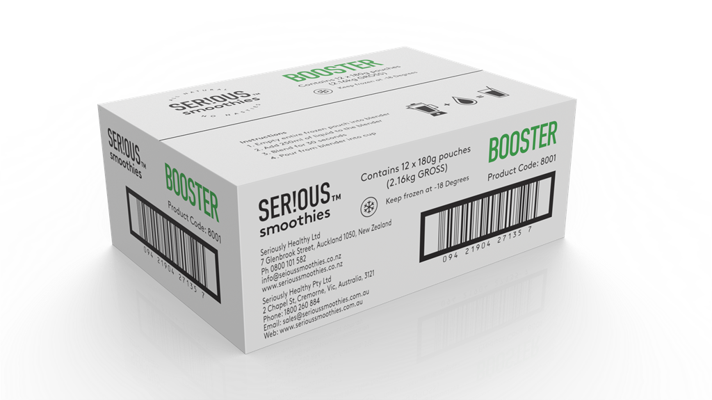 SMOOTHIE BOOSTER 12 X 180G SERIOUS
