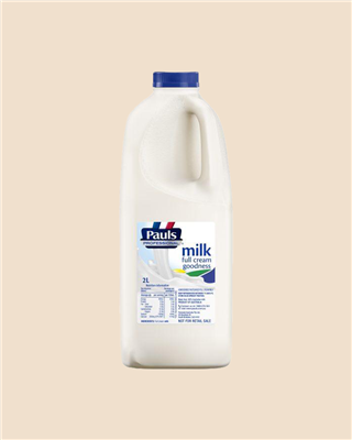 FULL CREAM MILK 2LT PAULS