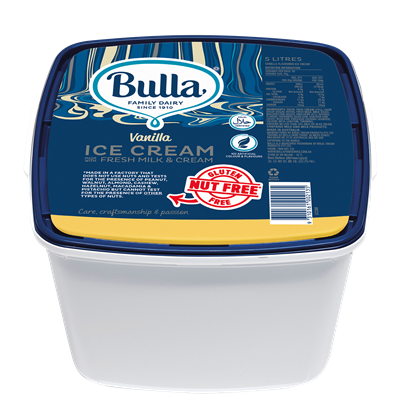 ICE CREAM VANILLA 5LT BULLA