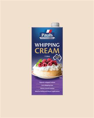 WHIPPING CREAM 12 x 1 LT PAULS