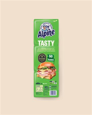 TASTY CHEESE SLICE 1KG ALPINE