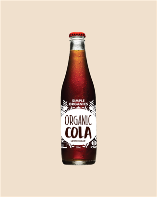 SIMPLE ORGANIC SODAS VINTAGE COLA 12 X 330ML