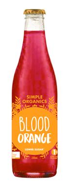 SIMPLE ORGANIC SODAS BLOOD ORANGE 12X330ML