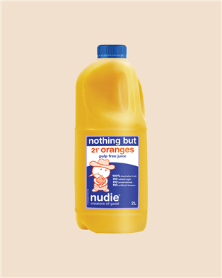 ORANGE JUICE 2LT NUDIE - BLUE LID