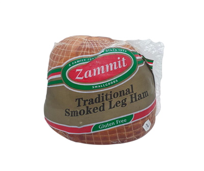 HAM TRADITIONAL DOUBLE SMOKED PER KG ZAMMIT